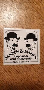 Strip sticker Jansen en Jansen kuifje, Den Bosch, Verzamelen, Ophalen of Verzenden, Zo goed als nieuw