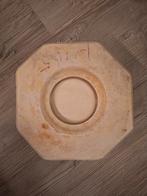 Gipsen Mal Keramiek Bord/Asbak - 26cm, Ophalen, Gebruikt