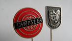 Chrysler oldtimerauto spelden 2 x, Verzenden, Gebruikt, Merk, Speldje of Pin