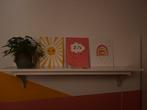 IKEA Wandplank met Kapstok - Wit, Ophalen, Gebruikt