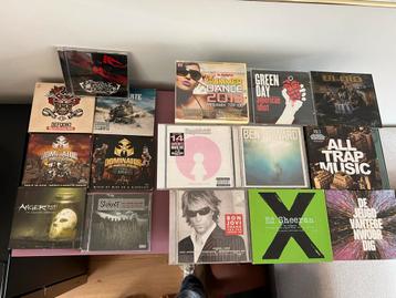 Lot van 16 Hardcore/Metal/Pop CD's beschikbaar voor biedingen
