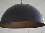 Zwarte industriële grote hanglamp, Ophalen of Verzenden, Zo goed als nieuw, Metaal, Minder dan 50 cm