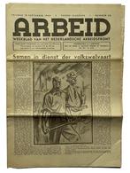 Arbeid - weekblad van Arbeidsfront (NSB), Ophalen of Verzenden, Overige soorten, Nederland, Boek of Tijdschrift