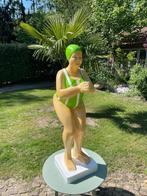 Duikende dame jacuzzi tuin, zwembad, vijver 115cm, Tuin en Terras, Tuinbeelden, Ophalen, Nieuw, Kunststof, Mensenbeeld