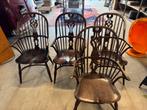 Antieke Engelse 4 Windsor stoelen , eetkamerstoel, Antiek en Kunst, Antiek | Meubels | Stoelen en Banken, Ophalen of Verzenden
