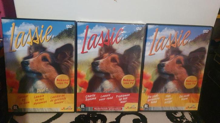 Lassie DVD Boxset - Deel 1, 2 & 3 - Setprijs, Cd's en Dvd's, Dvd's | Tv en Series, Zo goed als nieuw, Boxset, Alle leeftijden