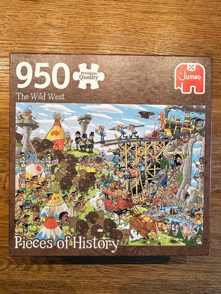 Jumbo The Wild West Puzzel - 950 Stukjes, Hobby en Vrije tijd, Denksport en Puzzels, Zo goed als nieuw, 500 t/m 1500 stukjes, Ophalen of Verzenden