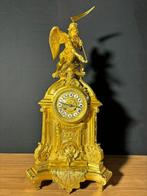 Antieke Franse Bronzen Regency stijl Pendule ca.1870 (40), Ophalen of Verzenden