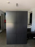 2 zwarte IKEA kasten, push to open mechanisme, Huis en Inrichting, Kasten | Kledingkasten, Ophalen, 50 tot 100 cm, Zo goed als nieuw