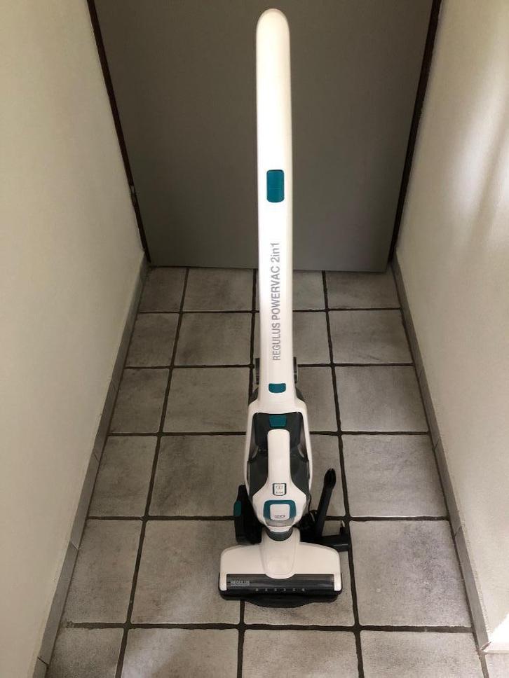 Leifheit Powervac 2 in 1 - Accu Stofzuiger (2x gebruikt!), Witgoed en Apparatuur, Stofzuigers, Zo goed als nieuw, Kruimeldief