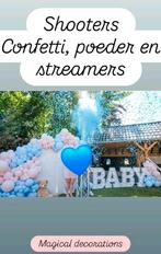 Confettie shooters sparkulars koudvuur gender reveal, Hobby en Vrije tijd, Feestartikelen, Ophalen of Verzenden, Versiering, Geboorte of Huwelijk