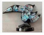 Prachtige abalone paoa schelp Dodo, 12 x 16 cm, Antiek en Kunst, Ophalen of Verzenden