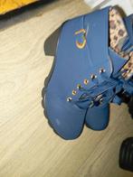 Shein Enkellaarsjes, Blauw, maat 40, Zo goed als nieuw, Schoenen met hoge hakken, Shein, Verzenden