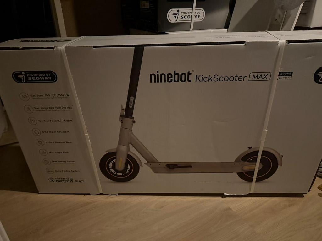 Segway Max G30LE - Nieuw in Doos!, Fietsen en Brommers, Overige Fietsen en Brommers, Nieuw, Ophalen of Verzenden