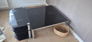 Salontafel en tv meubel modern