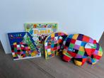 Elmer boeken en knuffel, Boeken, Ophalen of Verzenden, Zo goed als nieuw, Uitklap-, Voel- of Ontdekboek, 1 tot 2 jaar