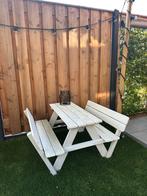 Kinder picknicktafel, Tuin en Terras, Ophalen, Zo goed als nieuw, Rechthoekig