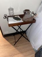 Butler tray, Huis en Inrichting, Gebruikt, Teakhout, Minder dan 50 cm, Antiek