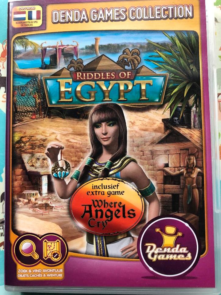 CD Rom spel The Riddles of Egypt, Spelcomputers en Games, Games | Pc, Zo goed als nieuw, Overige genres, 1 speler, Vanaf 3 jaar