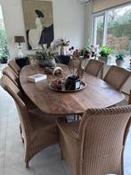 Stoelen, Huis en Inrichting, Stoelen, Ophalen, Gebruikt, Bruin, Riet of Rotan