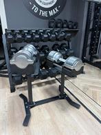 Adjustable/verstelbare dumbbell set, per 1 kilo! 32, Sport en Fitness, Fitnessmaterialen, Dumbbell, Nieuw, Ophalen of Verzenden