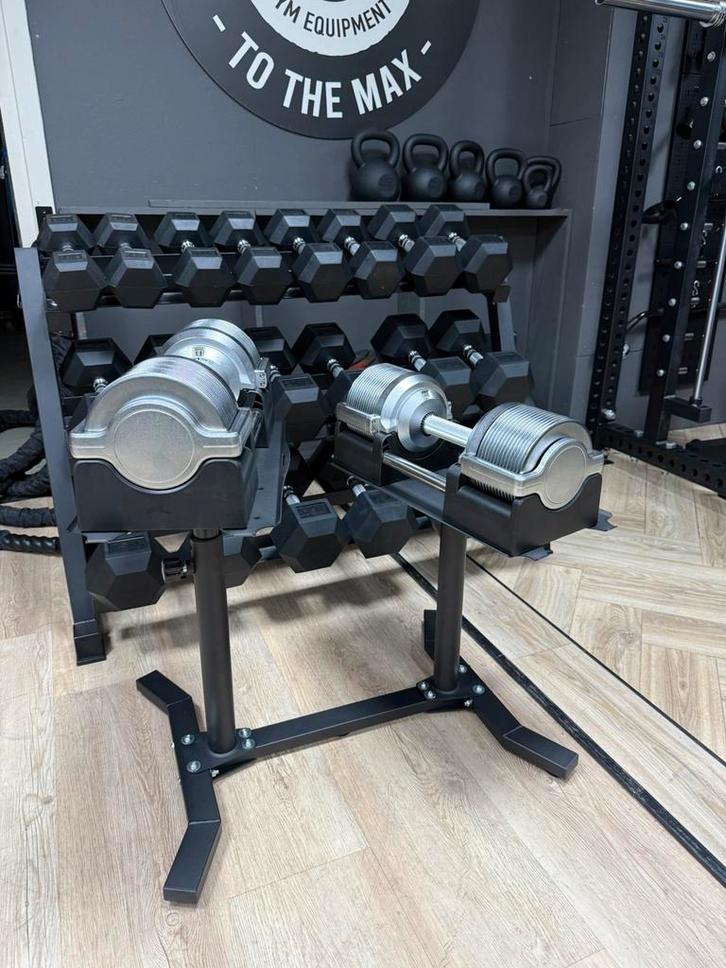 Adjustable/verstelbare dumbbell set, per 1 kilo! 32, Sport en Fitness, Fitnessmaterialen, Nieuw, Dumbbell, Ophalen of Verzenden
