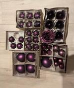 Paarse kerstset, Ophalen of Verzenden, Zo goed als nieuw