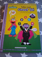 groot boek sesamstraat tellen met graaf Tel, Ophalen of Verzenden, Gelezen, 3 tot 4 jaar