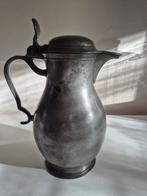 Antieke Tinnen Kan met Deksel, Antiek en Kunst, Ophalen