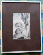 orig potlood tekening Vrijage Nico van der Reijden 1928 2009, Ophalen