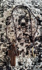 Antieke ketting orthodoxe houten kruis hanger, Antiek en Kunst, Verzenden