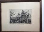 Ets van Hugo Vermeulen 1965, Antiek en Kunst, Kunst | Etsen en Gravures, Ophalen of Verzenden