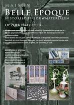 63 Antieke wandtegels gewolkt cognac kleurig + wit m decor, Antiek en Kunst, Ophalen