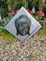 Boeddha op hout, Tuin en Terras, Ophalen, Zo goed als nieuw