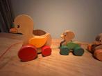 Loop eenden waggelen moeder met 3 kleintjes, Kinderen en Baby's, Speelgoed | Houten speelgoed, Ophalen of Verzenden, Zo goed als nieuw