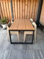 4 persoons tuinset Lux outdoor/scab coccolona, Ophalen, 4 zitplaatsen, Aluminium, Zo goed als nieuw