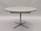 Vintage Pastoe eettafel wit tafel hout rond verlengbaar, Ophalen, Gebruikt, ., Rond