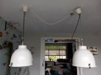 2 witte industrie lampen uit vt wonen collectie, Ophalen, Zo goed als nieuw, Minder dan 50 cm