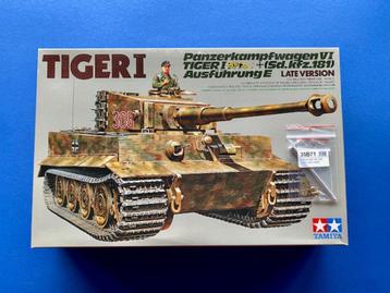 Tamiya	35146	German Tiger I Tank Late 1/35 incl alu loop beschikbaar voor biedingen