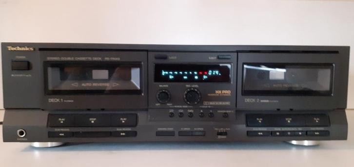 Technics RS-TR313 AutoReverse Dubbel Cassettedeck, Audio, Tv en Foto, Cassettedecks, Dubbel, Overige merken, Auto-reverse, Tiptoetsen