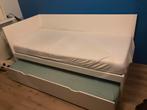 Ikea bed 90x200 met een onder schuifbed, Ophalen, 90 cm, Eenpersoons, Wit