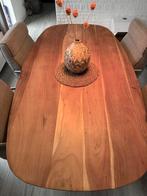 Eetkamertafel Zweeds Ovaal mangohout, Huis en Inrichting, Tafels | Eettafels, Ophalen, 50 tot 100 cm, Zo goed als nieuw, 150 tot 200 cm