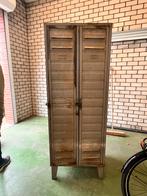 Industriële locker - Grijsblauw met roest, Ophalen, Gebruikt