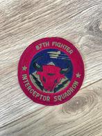 Patch 87th FIS USAF (subdued), Ophalen of Verzenden, Zo goed als nieuw, Patch, Badge of Embleem