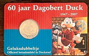 geluksdubbeltje Dagobert Duck 2007 ABN AMRO bank beschikbaar voor biedingen