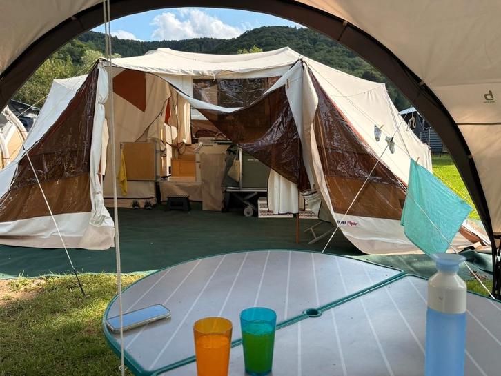 Holtkamper Flyer Expedition met James Cook Keuken, Caravans en Kamperen, Vouwwagens, Holtkamper, tot en met 5, Beige, Aanwezig