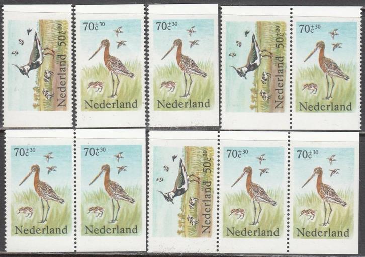 Nederland alle zegels en combinaties boekje 30 Weidevogels, Postzegels en Munten, Postzegels | Nederland, Postfris, Na 1940, Ophalen of Verzenden