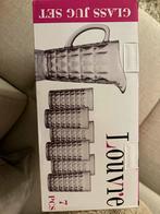 Glazen set met kan - Louvre, Glas of Glazen, Nieuw, Ophalen of Verzenden, Glas