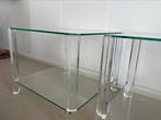 BOR Design tafels te koop!, Glas, 45 tot 60 cm, Zo goed als nieuw, Ophalen