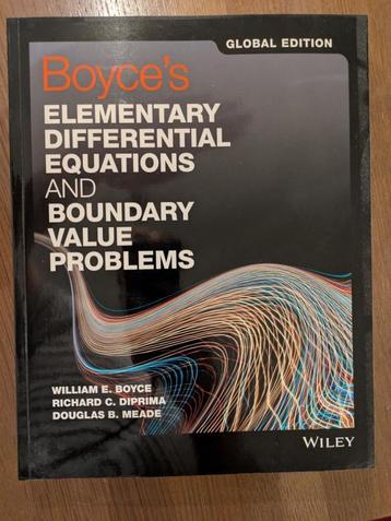 Elementary Differential Equations & Boundary Value Problems beschikbaar voor biedingen